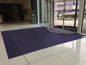Colourful entrance matting